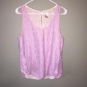Lace tank top